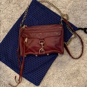 Oxblood Rebecca Minkoff mini-MAC